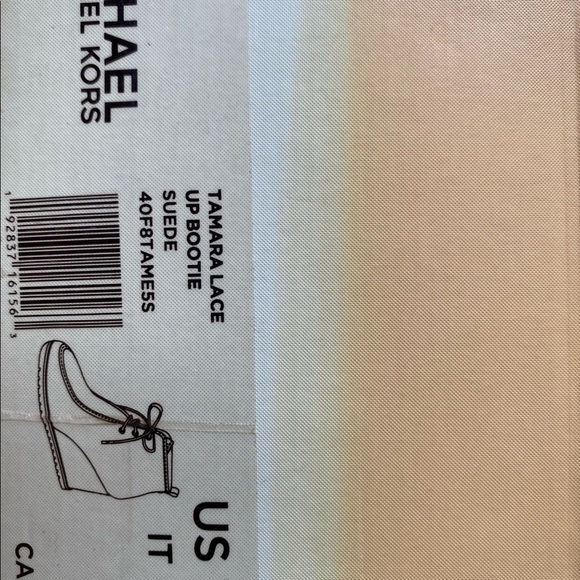 🔥Michael Kors Brown Tamara Lace Up Bootie Suede - Picture 7 of 8